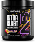 NutraBio Intra Blast Bcaa Powder Amino Acid Supplement Electrolyte &amp Hydration Blend Intra Pre Workout &amp Muscle Recovery 20g Eaa Amino Acids Powder 5g Glutamine- Passion Fruit 30 Serving