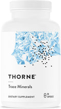 THORNE - Trace Minerals - Optimally Absorbed Chelated Mineral Supplement with Zinc Boron Selenium Chromium &amp Manganese - Third-Party Certified - Gluten Dairy &amp Soy-Free - 90 Capsules