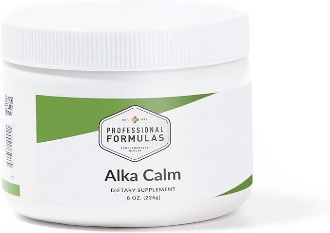 Professional Formulas Alka Calm – Effervescent Magnesium &amp Potassium Powder with Vitamin C – Supports Hydration Muscle Relaxation Nerve Function &amp Energy – Raspberry Lemonade – 55 Servings
