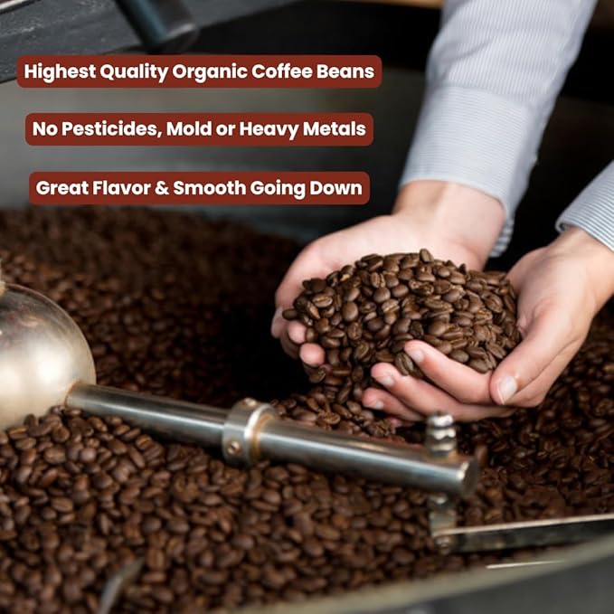 Java Planet Coffee Gift Basket Sampler Set for Coffee Lovers: Low Acid Organic Beans: Whole Bean Mold-Free &amp Stomach Friendly - Arabica Gourmet 1.32 LBs (19.2 oz) packaged in 6 Bags Each 3.2 o