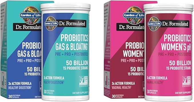 Garden of Life Dr Formulated Once Daily 3-in-1 Complete Prebiotics Postbiotics &amp Probiotics &amp Dr Formulated Once Daily 3-in-1 Complete Prebiotics Postbiotics &amp Probiotics