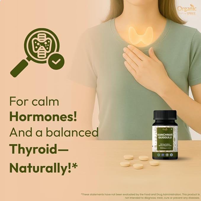 Kanchnar Guggulu 120 Tablets - Supports Detox and Lymphatic Health* - Ayurvedic Formulation - Certified and Vegetarian