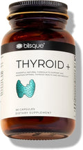 Blisque – Thyroid Support Supplement Complex for Metabolism Boost and Increased Energy Clarity and Focus | Doctor-Approved | with Iodine Ashwagandha Zinc L-Tyrosine | 90 Capsules