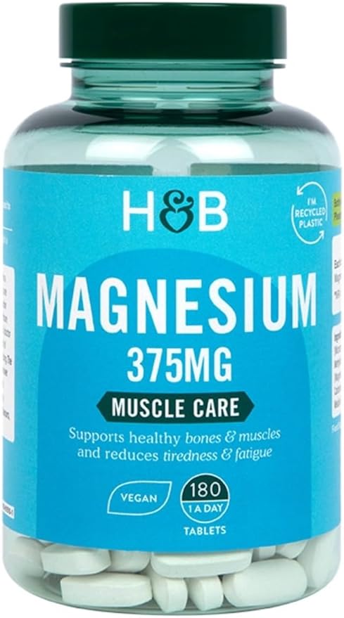 Holland and Barrett Magnesium 375mg - 180 Tablets