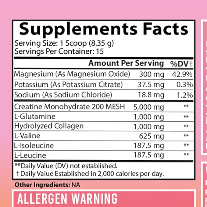 Angry Supplements Women's Creatine Monohydrate BBL Tablets 90ct and Builder Powder 125g Creatine Complex for Women Combo