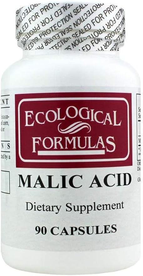 Ecological Formulas Malic Acid 600 Mg White 90 Count