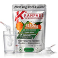 Krampade High Potassium Electrolytes Powder Zero Sugar Orange 4180mg Electrolytes 2000mg Potassium Cramp Relief &amp Prevention Cellular Hydration Better Endurance &amp Recovery Keto 50 Servi