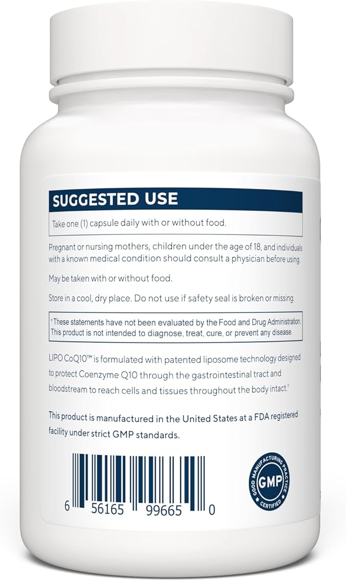 Renue By Science CoQ10 - Coenzyme Q10 as Ubiquinol CoQ10 | High Strength Liposomal CoQ10 200mg Supplement | 90 Co Q10 Capsules | Non-GMO &amp Allergen Free | Made in the USA Third-Party Tested
