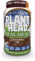 Genceutic Naturals Plant Head Real Meal Dietary Supplement Chocolate 2.3 Pound