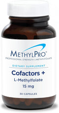 MethylPro Cofactors + L-Methylfolate 15 mg - Supports a Healthy Mindset - Vitamins B6 B12 &amp Magnesium - Active Folate for Methylation Support &amp Biochemical Reactions - 30 Servings - 30 Capsul