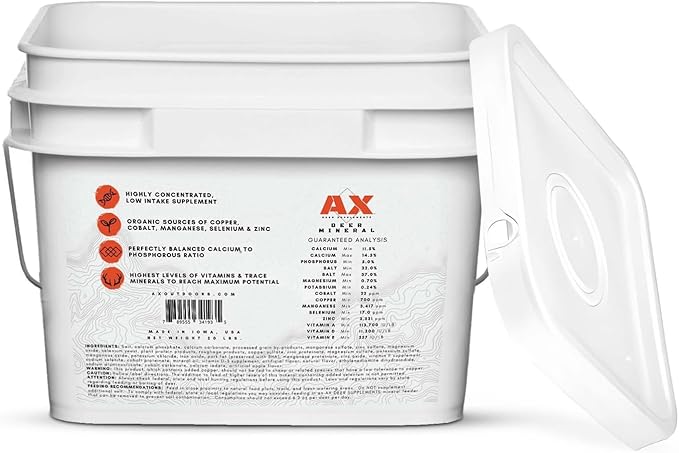 Terra Products Co. AX Deer Mineral - Antler Xcelerator for Deer