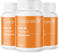 Celebrate Vitamins Iron Supplement with Vitamin C - 45mg Iron 60mg Vitamin C Bariatric Vitamins for WLS Patients Vertical Sleeve &amp Gastric Bypass Surgery (90 Capsules)