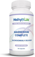Methyl-Life® Superior Sucrosomial® Magnesium – High Absorption &amp Gentle on Stomach – Non-GMO Gluten-Free Vegan | 90 Capsules (3-Month Supply)