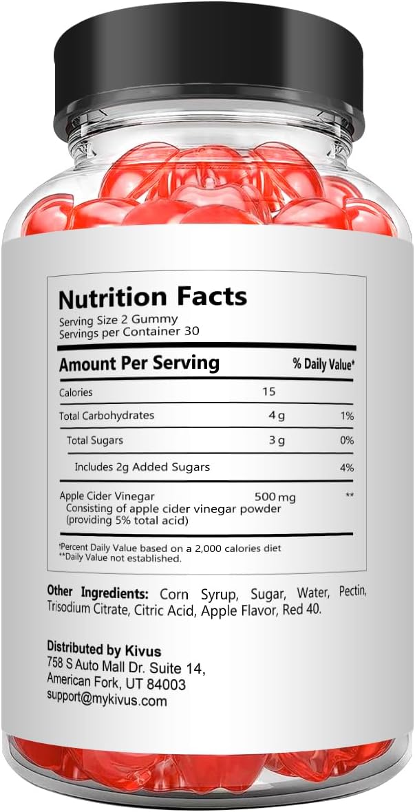 (2 Pack) Apex Keto - Apex Keto+ACV - Apex Keto+ACV Gummies (120 Count)