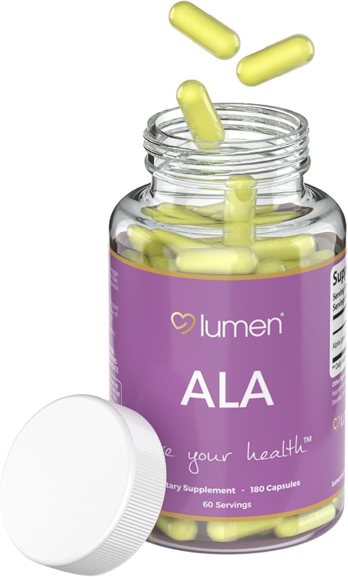 Lumen Naturals ALA for Women - 975mg Per Serving - 180 Count - 60 Servings
