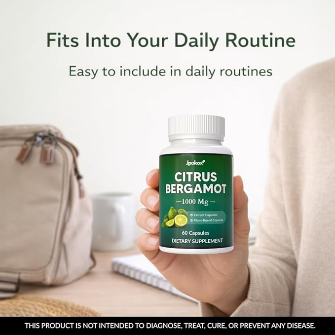 Citrus Bergamot | Citrus Bergamot Extract | 1000mg Capsules for Men &amp Women | (Pack 3)