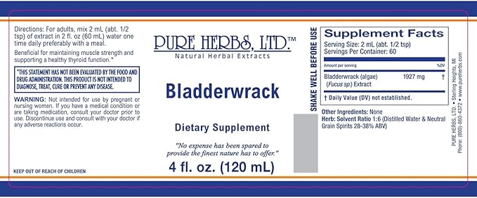 Pure Herbs Ltd. Bladderwrack (4 oz.)