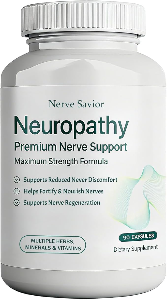 for Neuropathy - 600mg Alpha Lipoic Acid + B Vitamins &amp Herbal Blend for Nerve Health Natural Energy – 90 Capsules