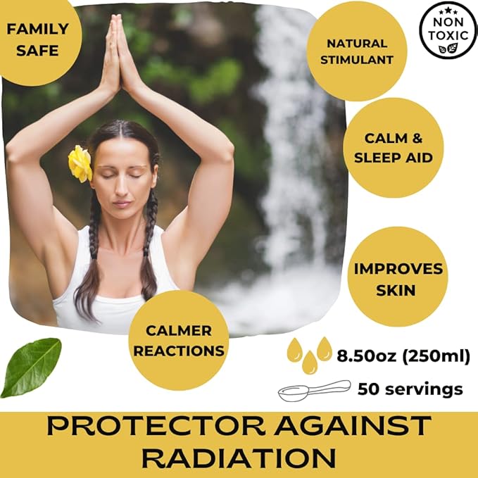 Colloidal Gold Water 24K Pure Liquid 20PPM (8.5oz) Mineral Supplement for Enhanced Cognitive Function Focus Creativity Calmness Sleep Aid - Pineal Gland Decalcification