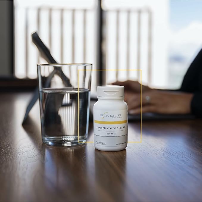 Integrative Therapeutics Phosphatidylserine - Brain Function Support Supplement* - Supports Healthy Stress Response* - Gluten-Free Soy-Free &amp Dairy-Free - 60 Softgels (60 Servings)