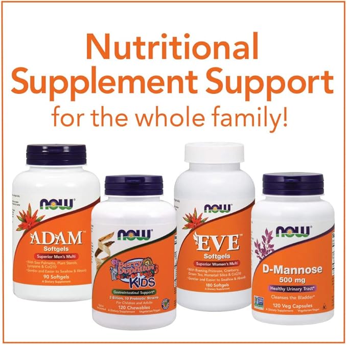 NOW Foods AdamTM Men's Multiple Vitamin -Softgels180 Count (Pack of 1)