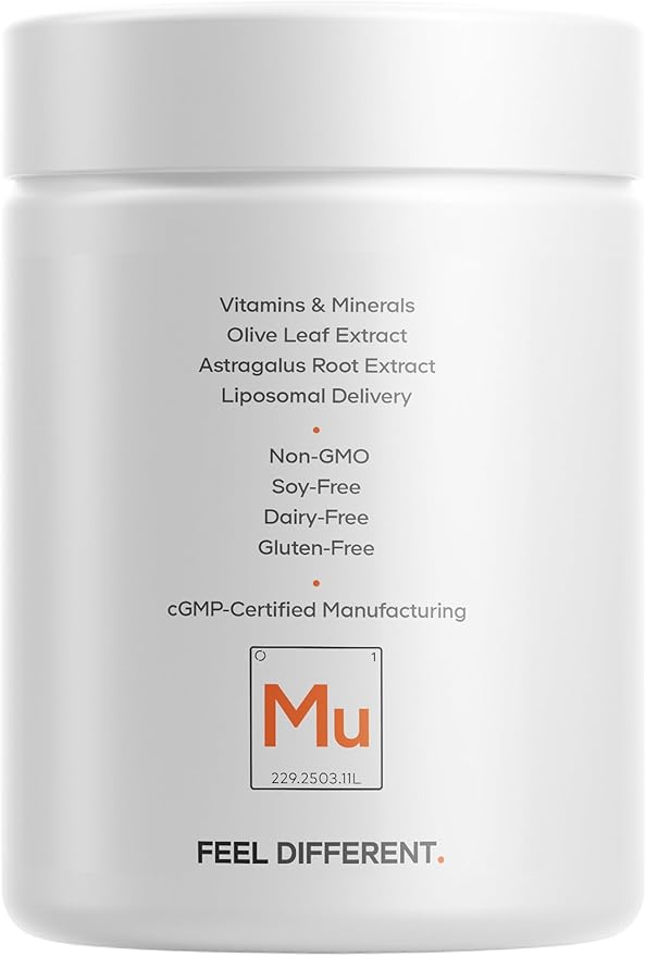 Codeage Liposomal Mullein Ultra Supplement - Mullein 10:1 Extract Elderberry Bee Propolis Echinacea Ginger Root Andrographis Kudzu Vitamins Elecampane Eleuthero Isatis Non-GMO - 90 Capsules