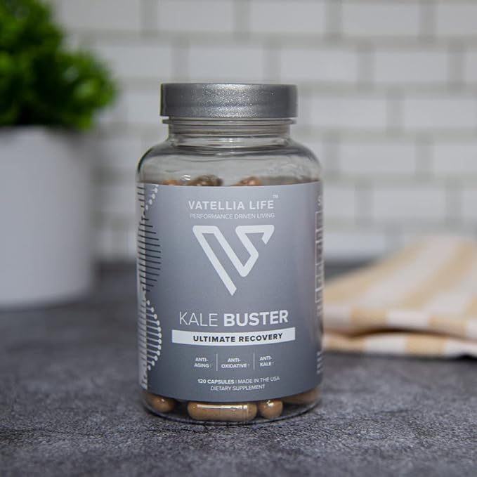 Vatellia Life New from Kale Buster | Ultimate Joint Support | Increased Energy | Decreased Brain Fog | Loaded with Vitamin K2 | Better Than Kale | Dave Asprey’s Favorite |120 Capsules (60Day Supply)
