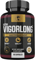Ultra VigorLong Supplement Advanced Formula Ultra VigorLong for Men Ultra Vigorlong Capsules 90 Count