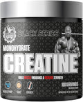 DEXTER JACKSON Black Series Monohydrate Creatine | 300g | 100 Servings | Premium Micronized Creatine for Strength Muscle Growth &amp Recovery