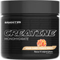 Samnites Creatine Monohydrate Powder Sour Candy Peach Rings Flavor 5g per Serving 30 Servings Gluten Free Soy Free