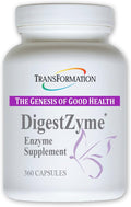 TRANSFORMATION THE GENESIS OF GOOD HEALTH Enzymes for Kids - Natural DigestZyme Supplement Formula for Overal Health Nutrient Absorption Support Digestion During Pregnancy &amp Lactation 360 Capsu