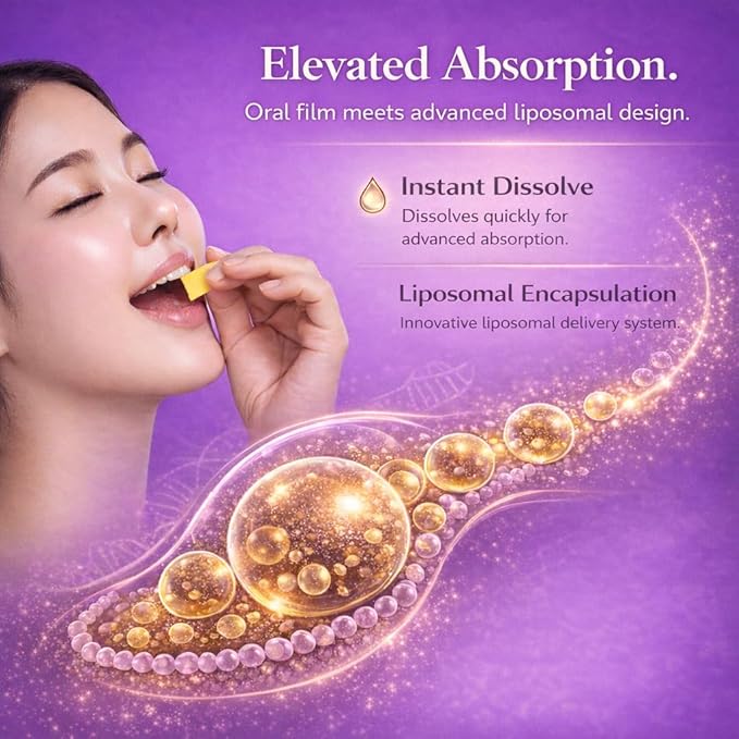Dr. Lean Liposomal Glutathione – Hypercelle Max Strips with Milk Thistle Collagen &amp Hyaluronic Acid | Fast-Melt ODF Antioxidant Skin &amp Liver Support K-Beauty Made in Korea (30 Strips × 3