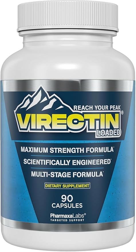 Loaded Supplement – Natural Support with L‑Arginine Tribulus Fenugreek Ginkgo &amp Zinc – Promotes Blood Flow Energy &amp Performance – 60 Capsules