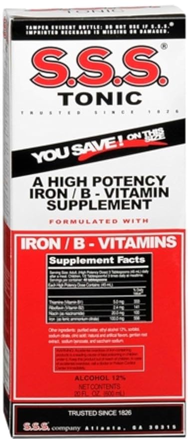 S.S.S. Tonic Liquid 20 oz (Pack of 4)