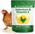 8 oz (227 g) Selenium &amp Vitamin E Powder for Chickens Selenium Supplement for Chickens Supports Immune &amp Muscle Health Suitable for All Poultry