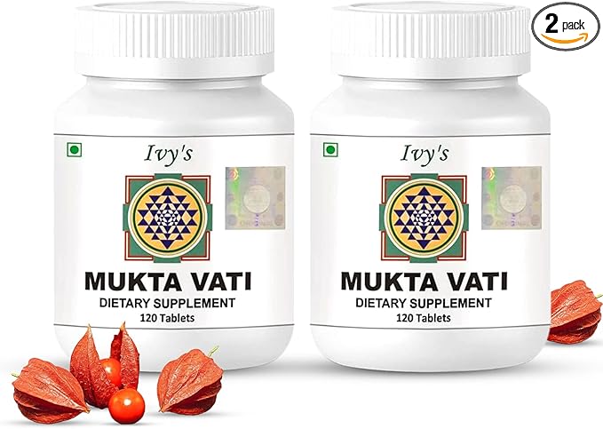 Ivy's Mukta Vati Herbal Tablets - Ayurvedic Formula for Heart Health