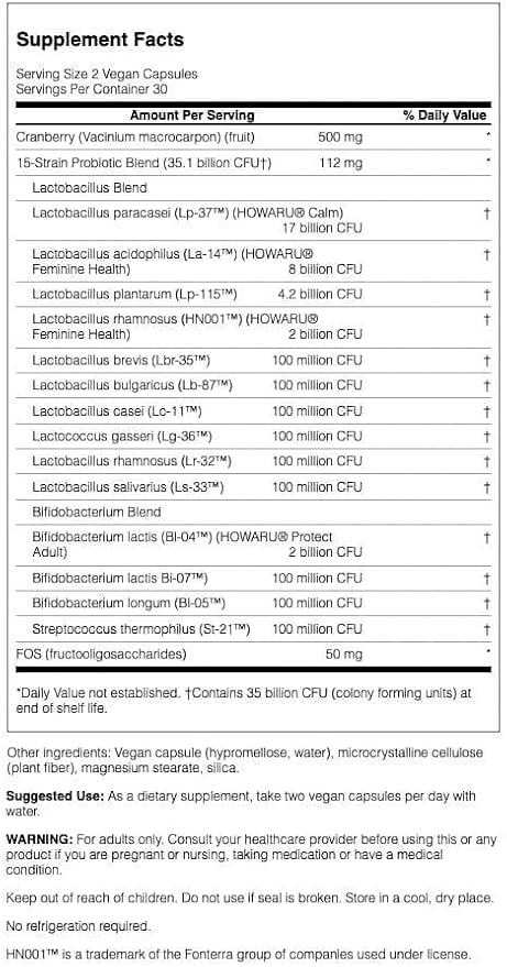Swanson WMN Daily Prob W/PREB FOS 60VEGANCAP