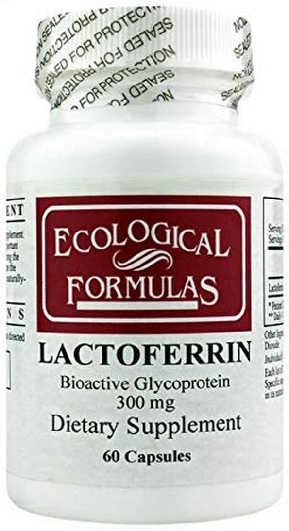 Ecological Formulas Lactoferrin 300 Mg White 60 Count