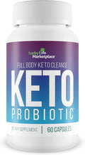 Keto Probiotic - 40 Billion Cfu - Promote Digestive Health Immune Health &amp Gut Health - Keto Friendly Probiotic - Full Body Keto Cleanse Aid - Reduced Bloating - Keto Probiotics for Men &amp Wo