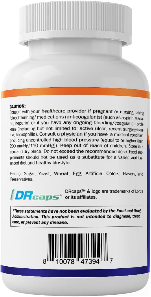 Vitamatic Serrapeptase 240000 SPU Servings 120 Delayed Released Capsules - Enteric Coated - Non-GMO- Made in the USA (120 Count (Pack of 2))