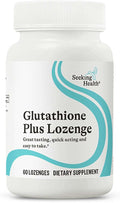 Seeking Health Glutathione Plus Lozenge 25 mg S-Acetyl-L-Glutathione with Cofactors Immune and Detoxification Support Liver Health Antioxidant and Free Radical Support Vegetarian (60 lozenges)*