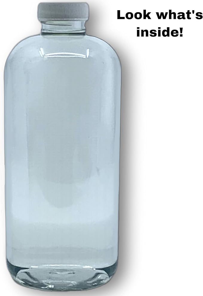 MediSILVER Clear True Free Ionic Colloidal Silver Dietary Supplement - 500 mL (16.9 Fl Oz) in Amber BPA-Free Plastic Bottle