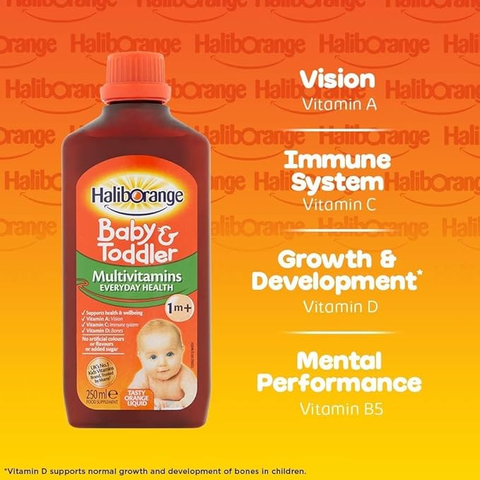 (2 Pack) - Haliborange - Baby and Toddler Liquid | 250ml | 2 Pack Bundle