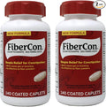 FiberCon Fiber Therapy for Regularity Caplets Value Size 140 caplets by Fibercon (Pack of 2)