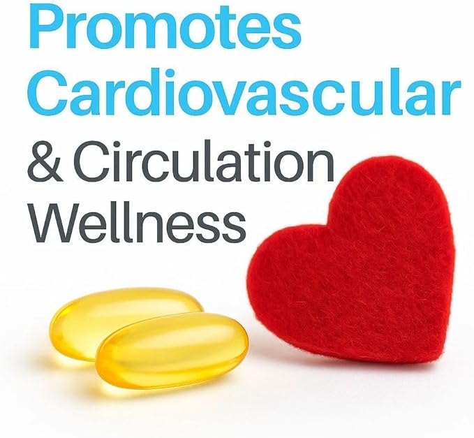 FFTSH Omega-3 Monoglyceride Fish Oil – 120 Softgels for Heart Circulatory Health &amp Digestive Comfort