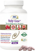 NWC Naturals Belly-Ease Healthy Digestive Enzymes Plus Prebiotics &amp Probiotics Essential Enzymes Vegetarian Better Digestion Full Spectrum Digestive Solution - 180 Count Chewable Tablets