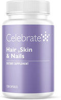 Celebrate Vitamins Hair Skin and Nails - 120 Capsules