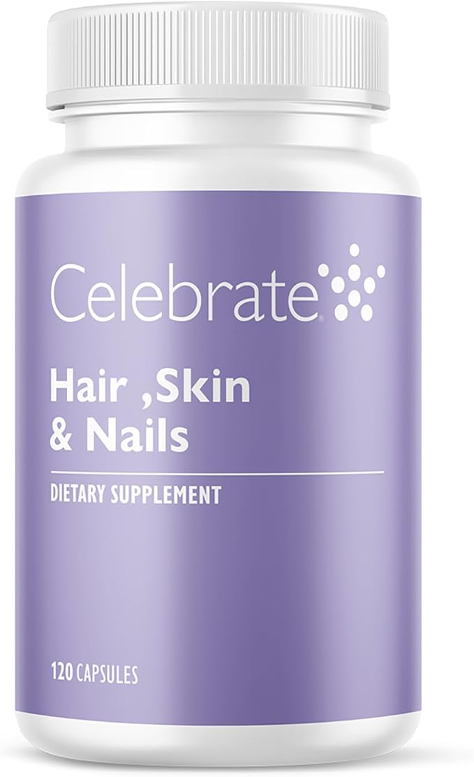 Celebrate Vitamins Hair Skin and Nails - 120 Capsules