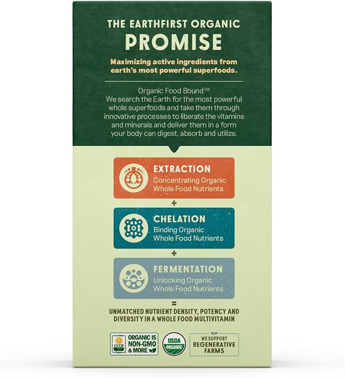 Prenatal Once Daily Multivitamin for Women for Conception Pregnancy Postpartum &amp Breastfeeding Folate Iron &amp Organic Whole Food Blend Vegan 60 Count