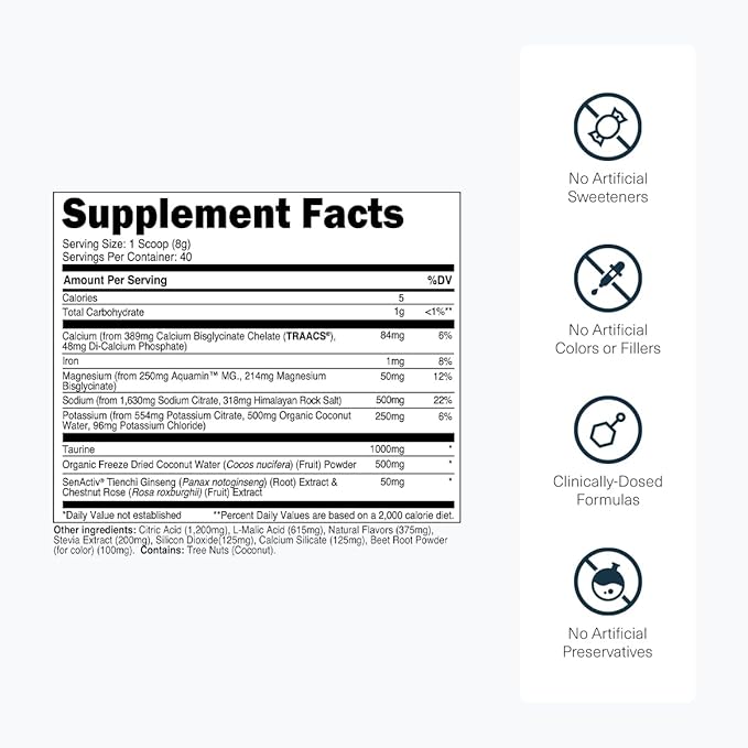 Transparent Labs BCAA Glutamine Powder (30 Servings Strawberry Lemonade) &amp Hydrate Electrolytes Powder (40 Servings Tropical Punch)